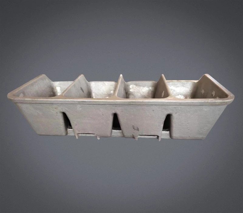 Molten metal sow mold 2 Molten metal sow mold 2